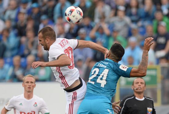 Football. Russian Premier League. Zenit vs. Lokomotiv