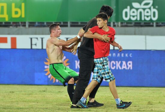 Football. Russian Premier League. Anzhi vs. CSKA