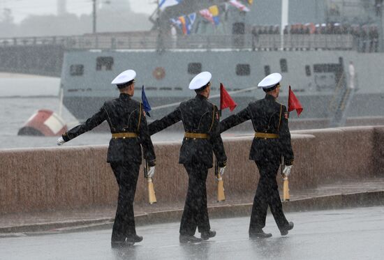 Navy Day celebrated in St. Petersburg