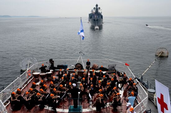 Navy Day celebrated in Russian cities