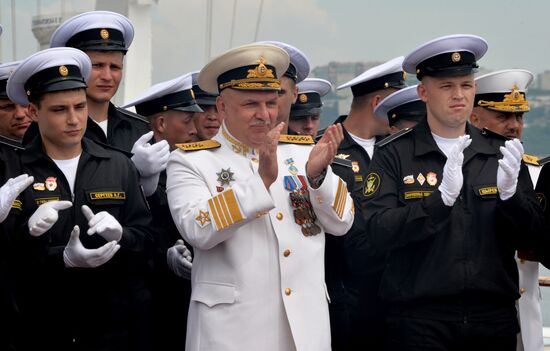 Navy Day celebrated in Russian cities