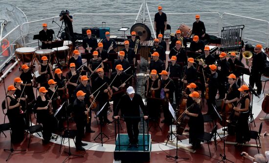 Navy Day in Russian cities