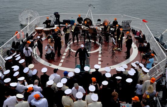 Navy Day in Russian cities