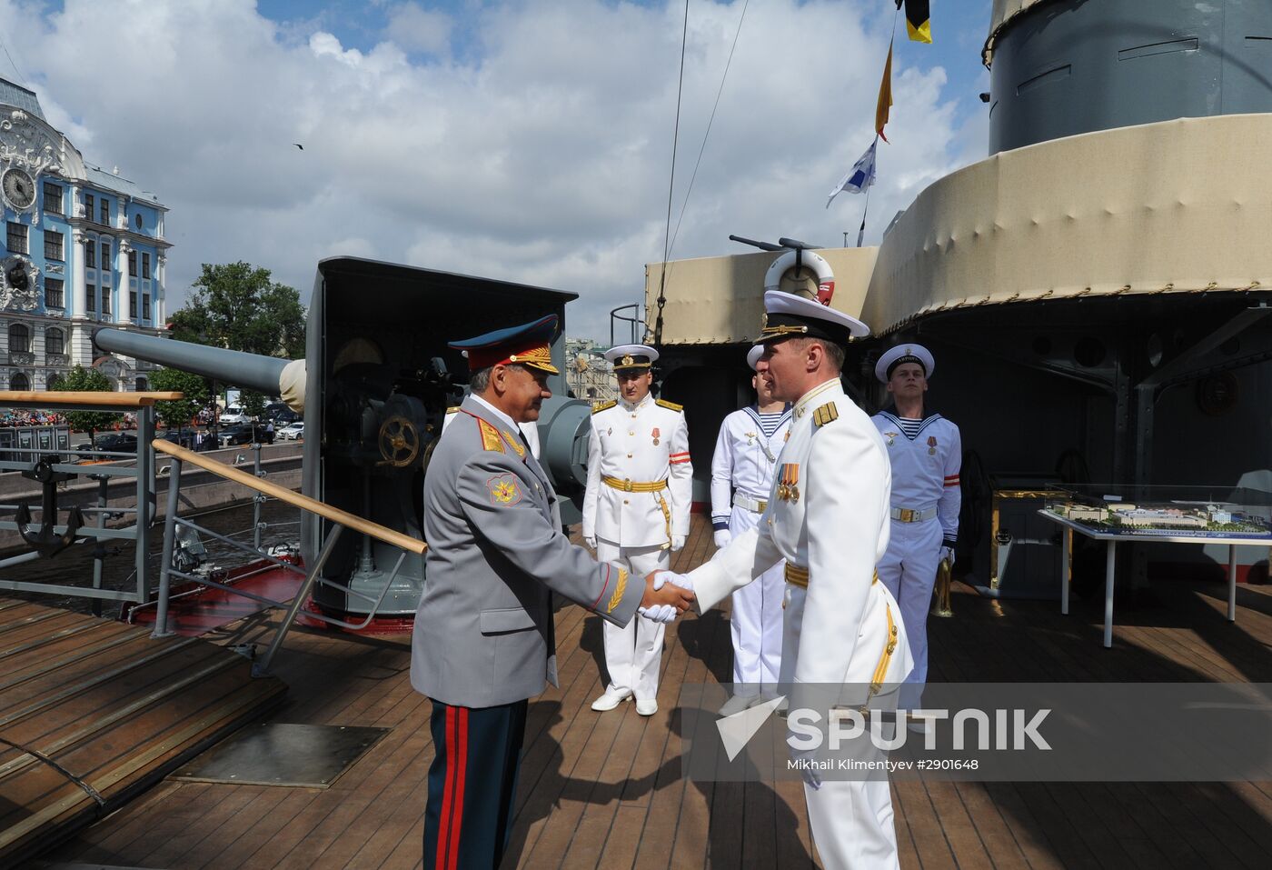 Navy Day celebrations in St. Petersburg