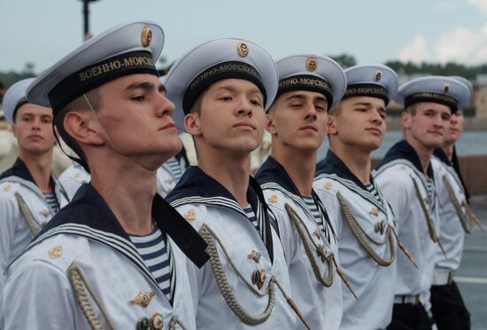 Navy Day celebrated in St. Petersburg