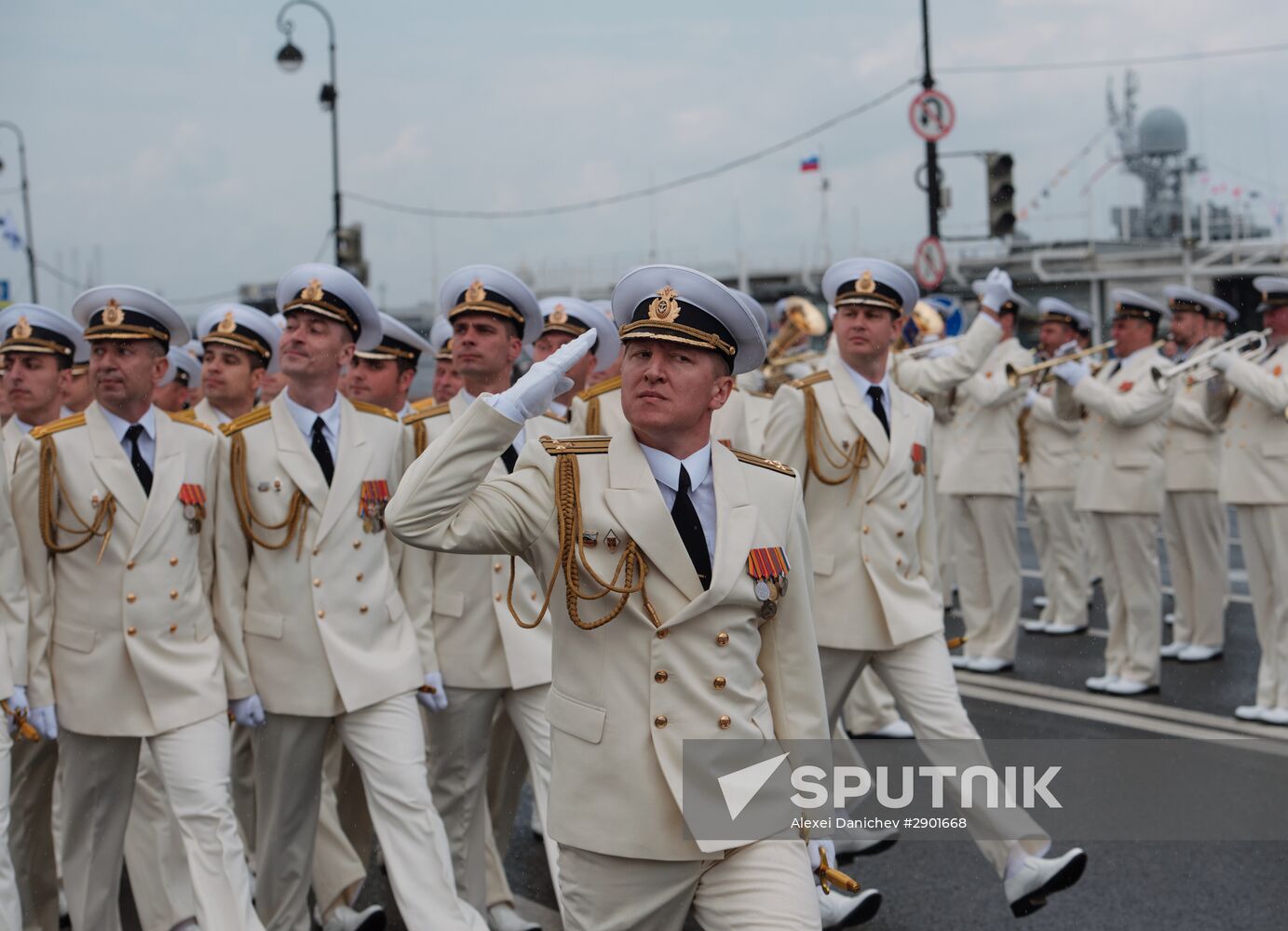 Navy Day celebrated in St. Petersburg