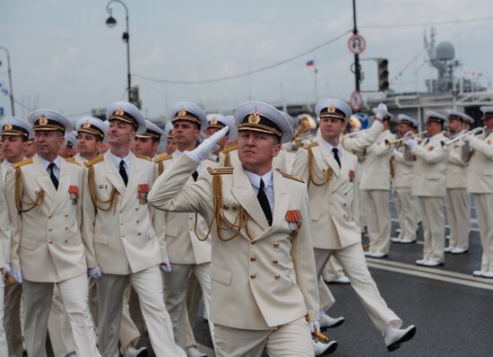 Navy Day celebrated in St. Petersburg