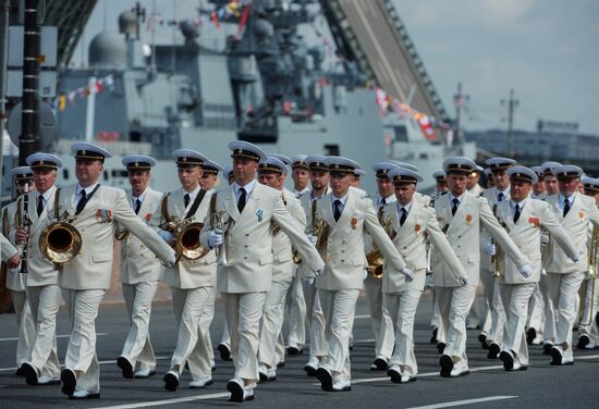 Navy Day celebrated in St. Petersburg