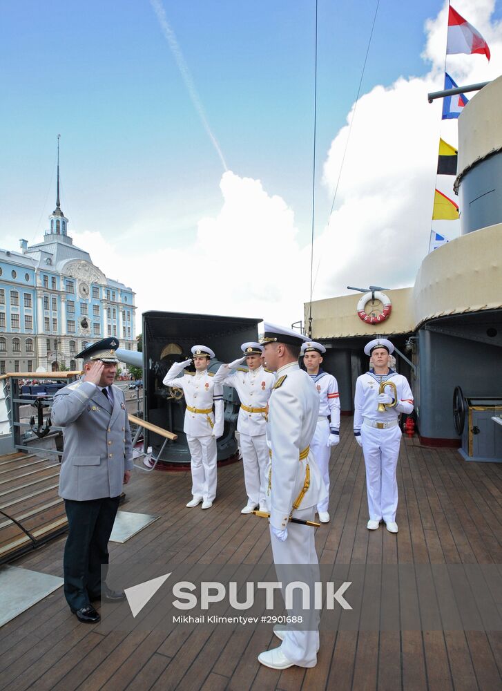 Navy Day celebrations in St. Petersburg