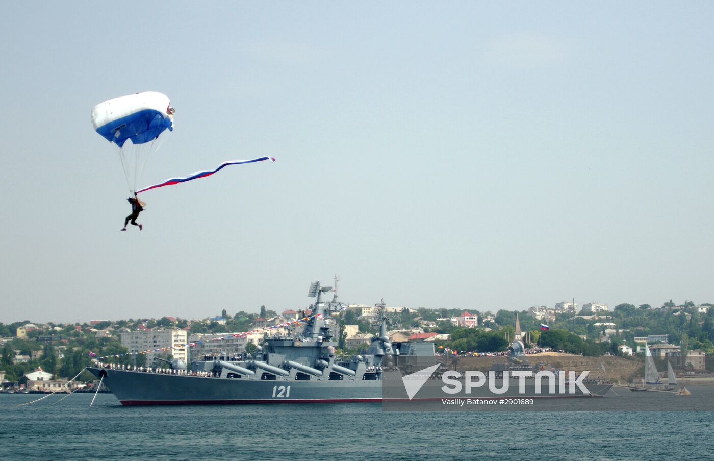 Navy Day in Russian cities