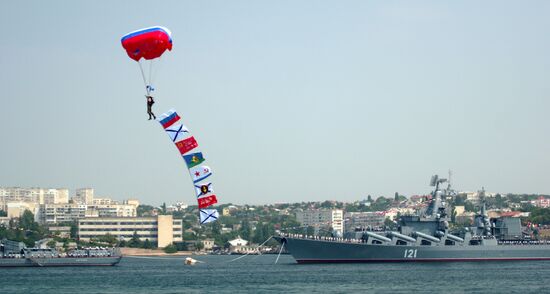 Navy Day in Russian cities