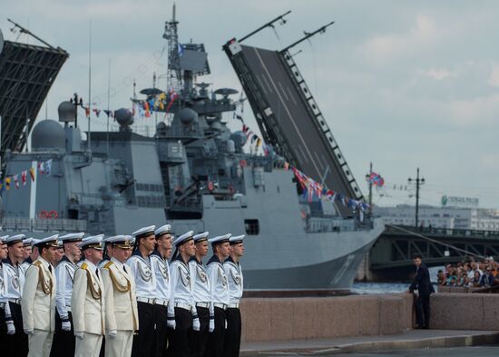 Navy Day in St. Petersburg