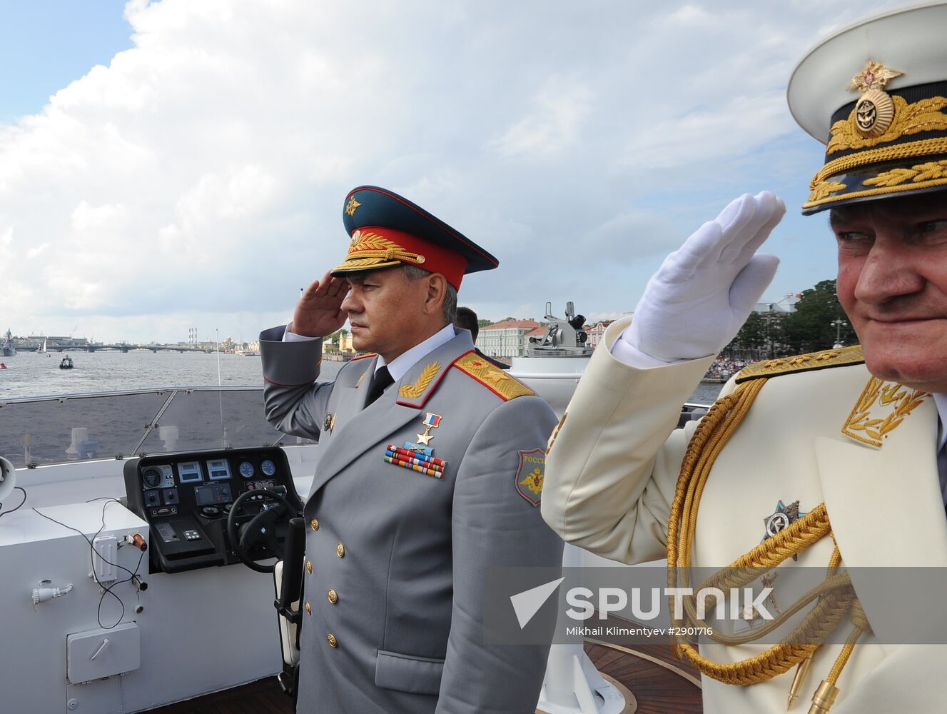 Navy Day celebrations in St. Petersburg