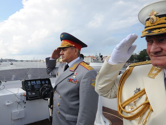 Navy Day celebrations in St. Petersburg