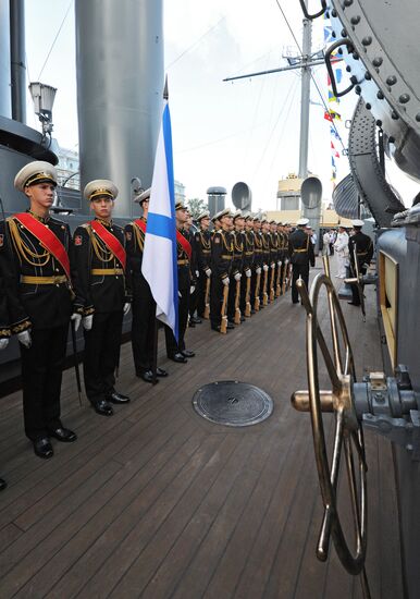 Navy Day celebrations in St. Petersburg