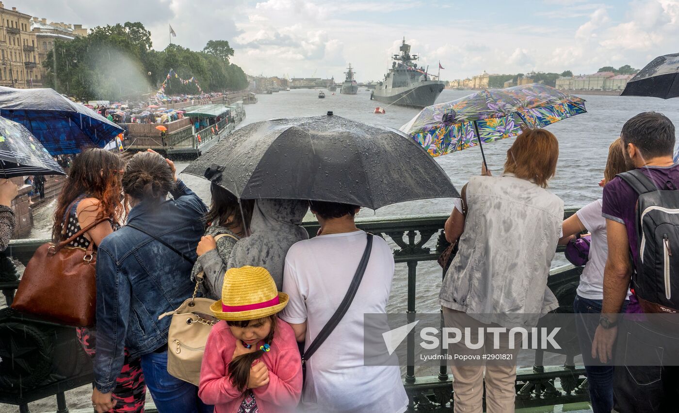 Navy Day celebrated in St. Petersburg