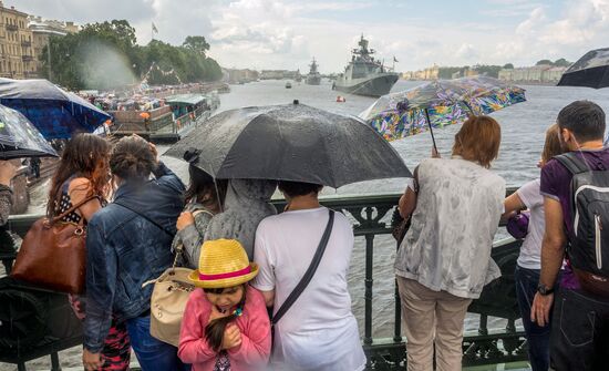Navy Day celebrated in St. Petersburg