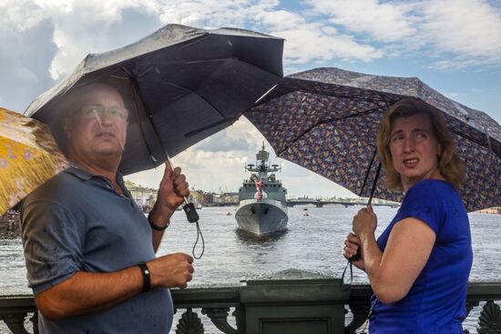 Navy Day celebrated in St. Petersburg