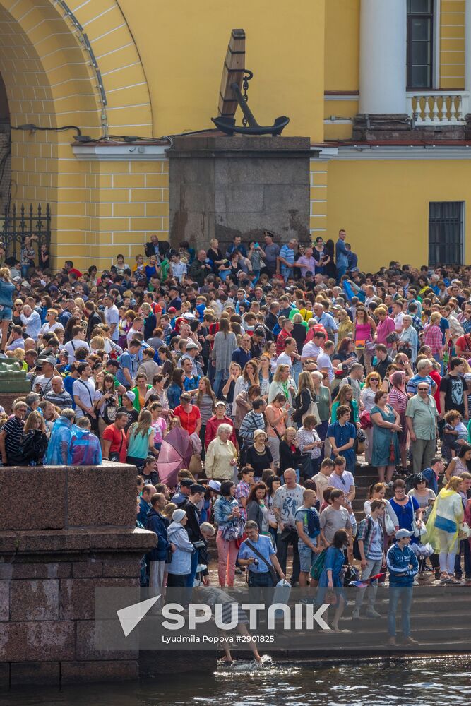 Navy Day celebrated in St. Petersburg