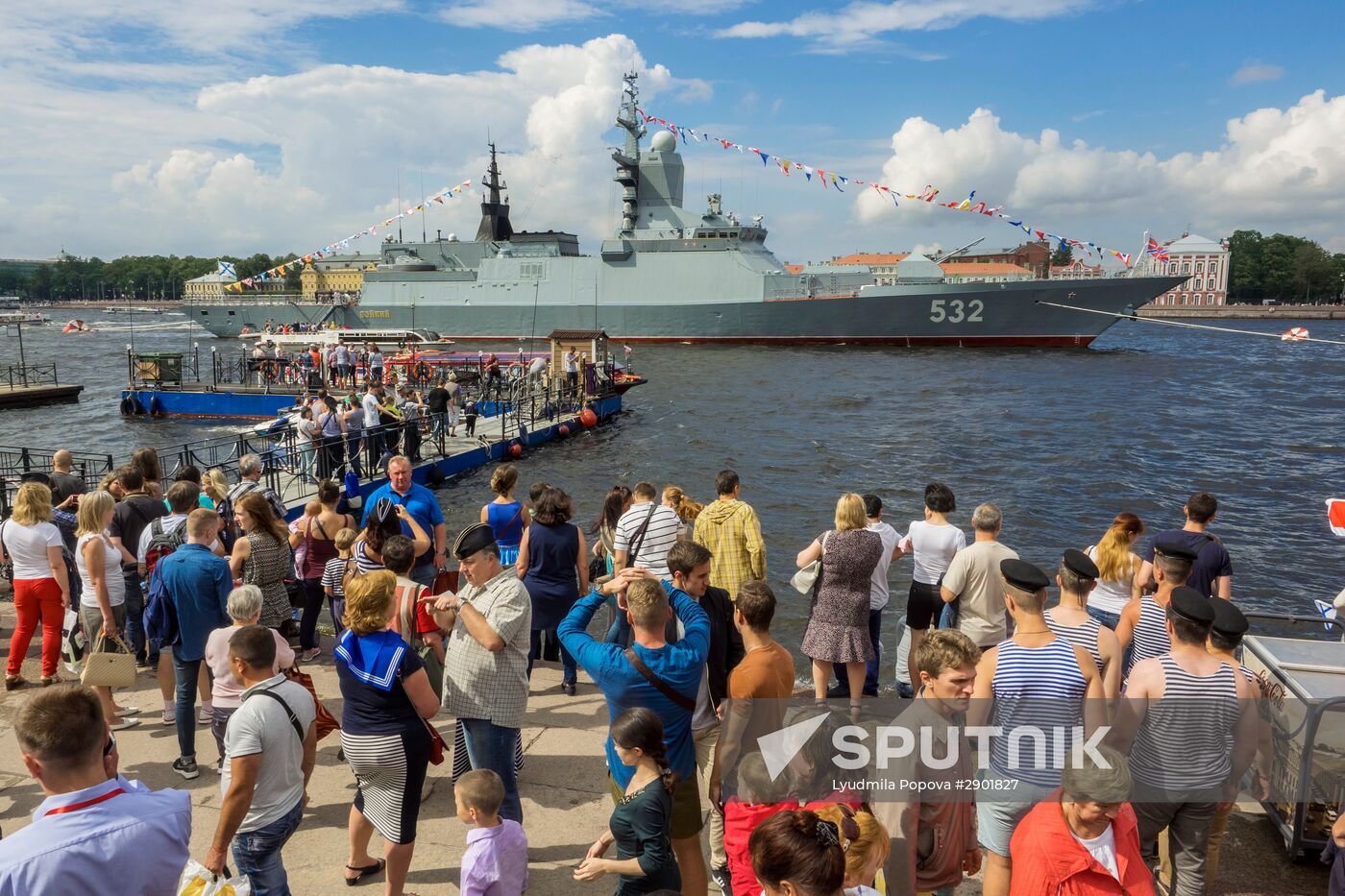 Navy Day celebrated in St. Petersburg