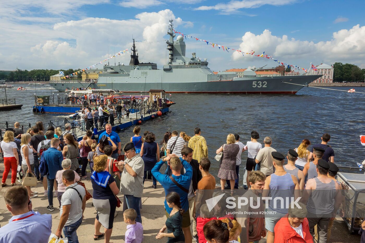 Navy Day celebrated in St. Petersburg