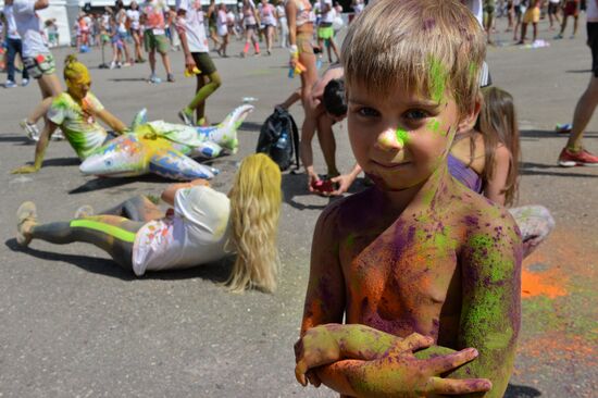 Color Booom race