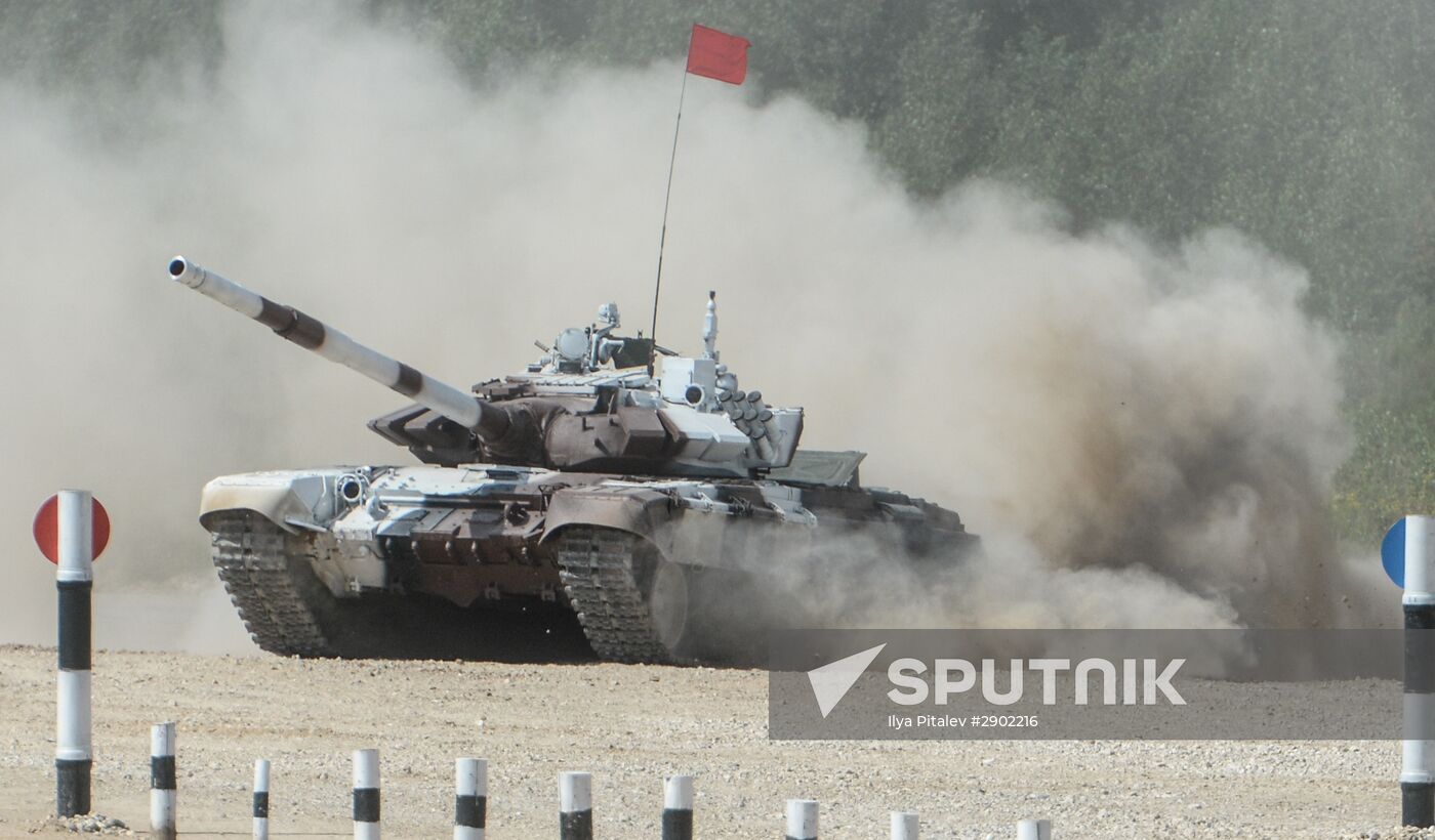 2016 Army Games. Tank Biathlon