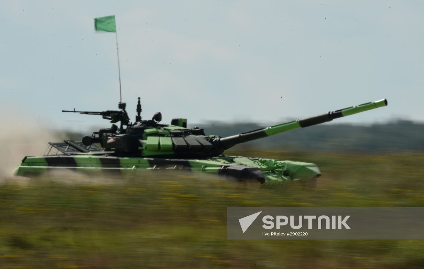 2016 Army Games. Tank Biathlon