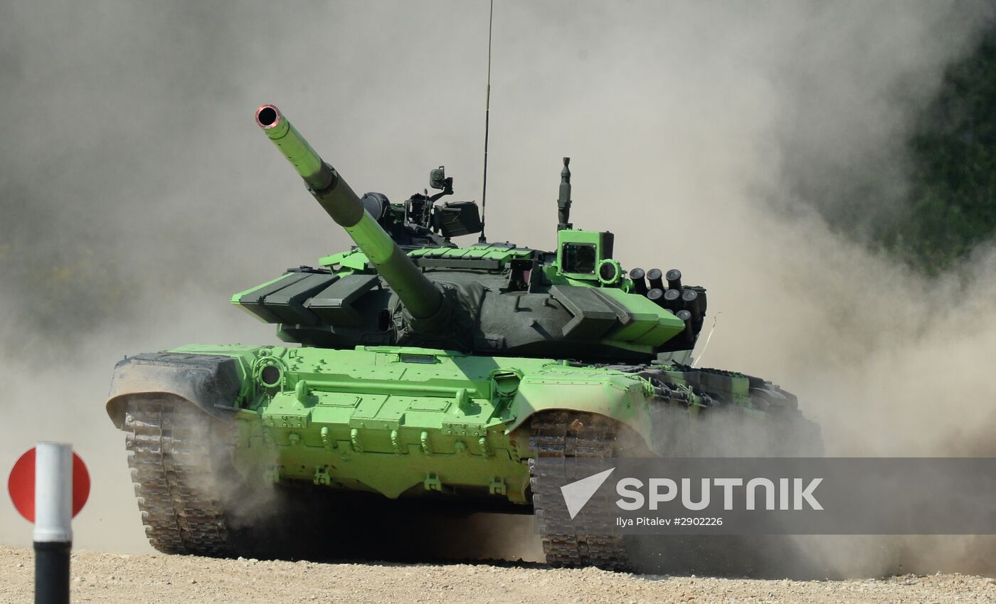 2016 Army Games. Tank Biathlon