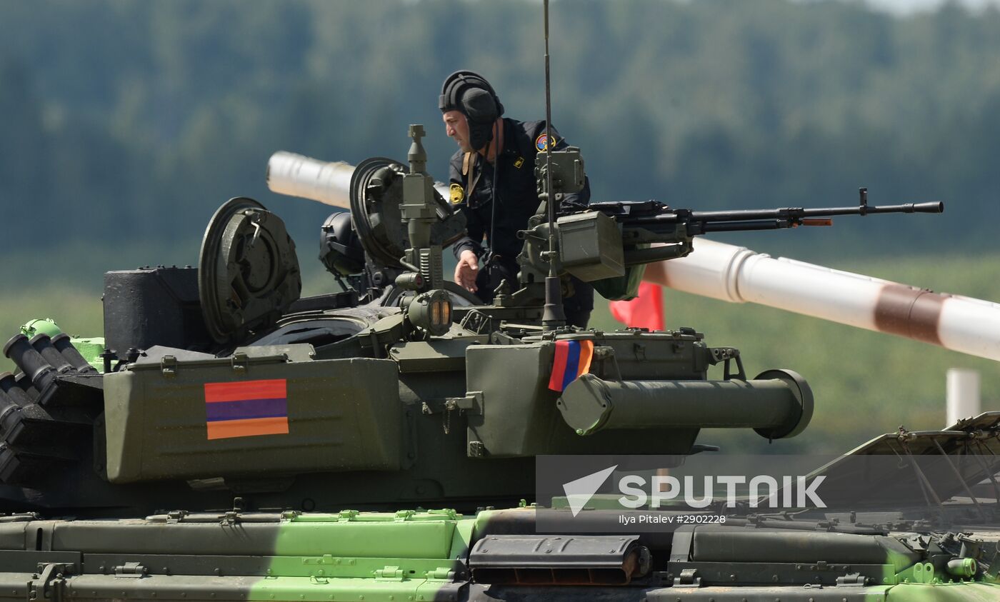 2016 Army Games. Tank Biathlon