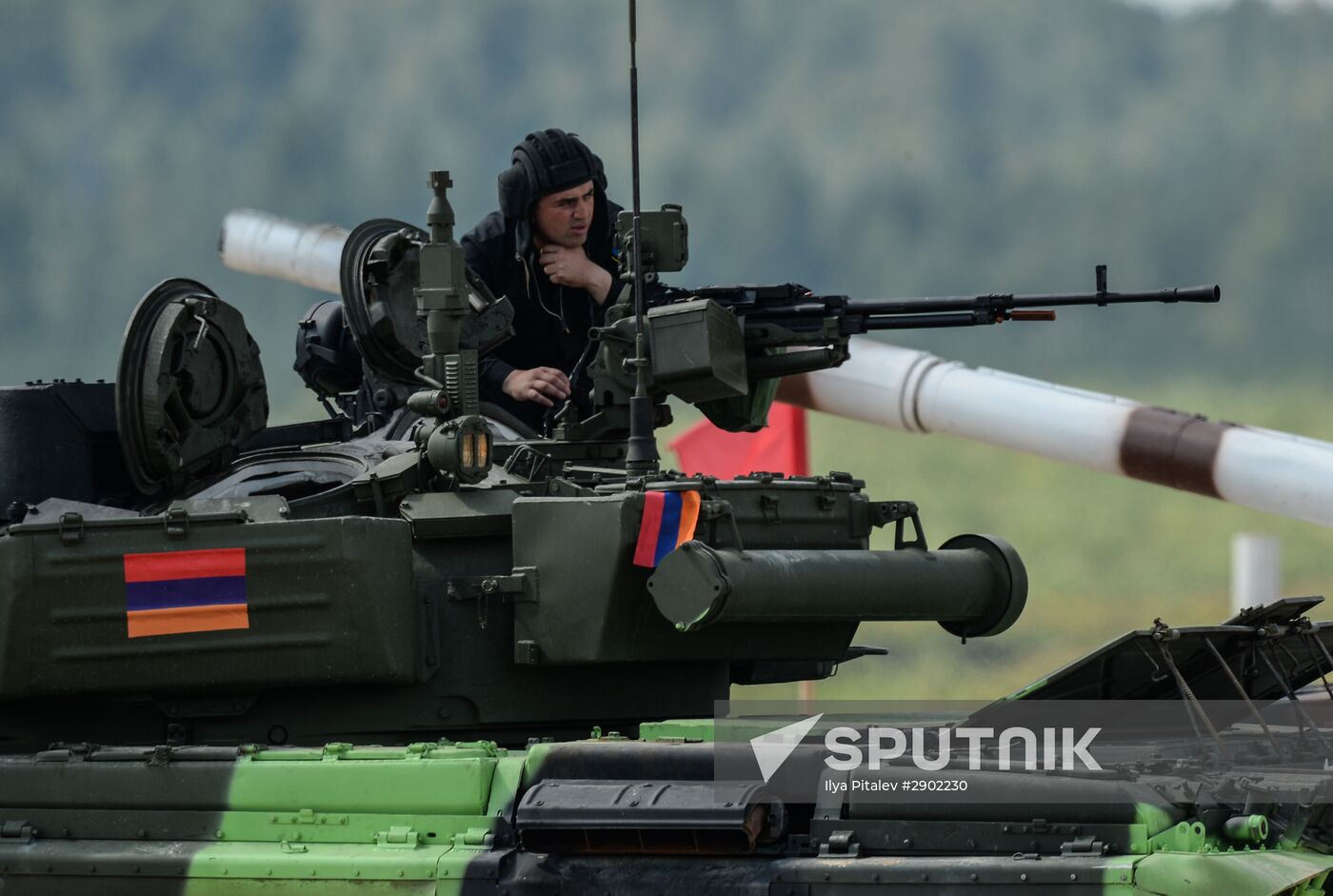 2016 Army Games. Tank Biathlon