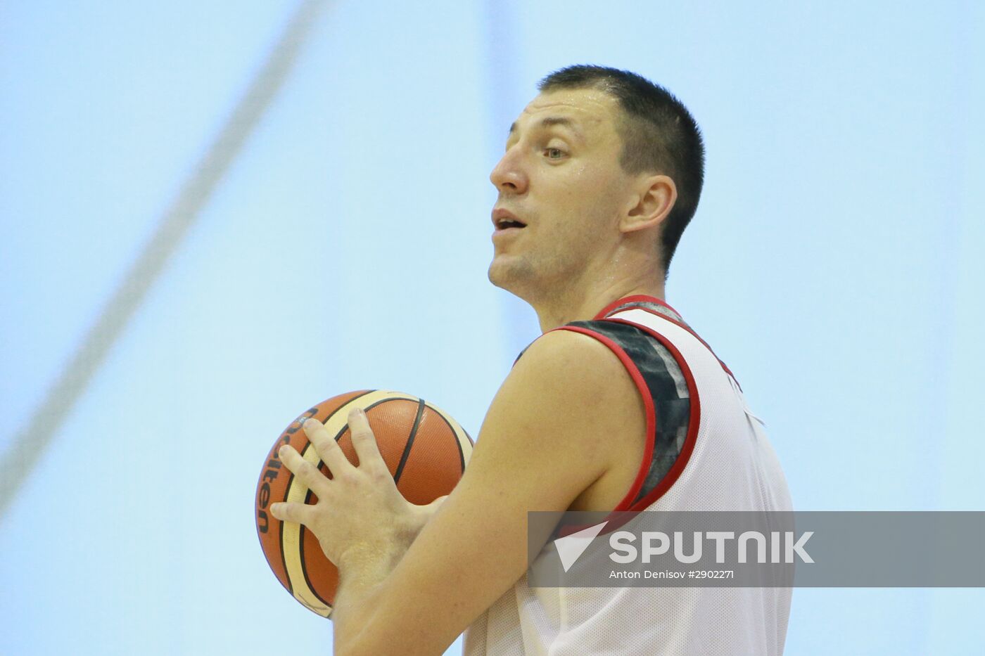Basketball. Training session of Russian national men's team