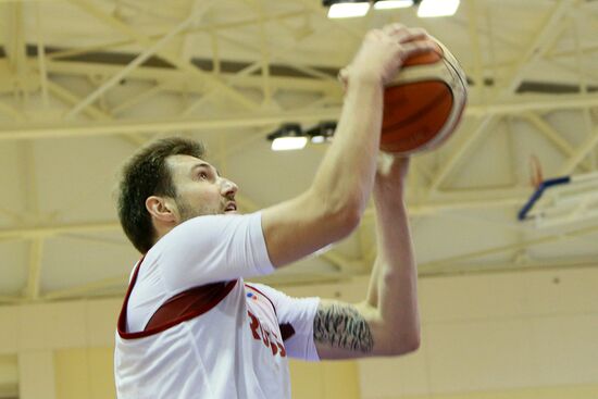 Basketball. Training session of Russian national men's team