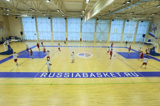Basketball. Training session of Russian national men's team