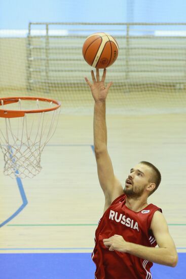Basketball. Training session of Russian national men's team