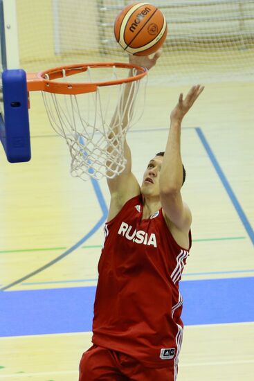 Basketball. Training session of Russian national men's team