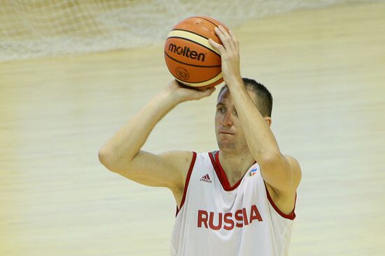 Basketball. Training session of Russian national men's team