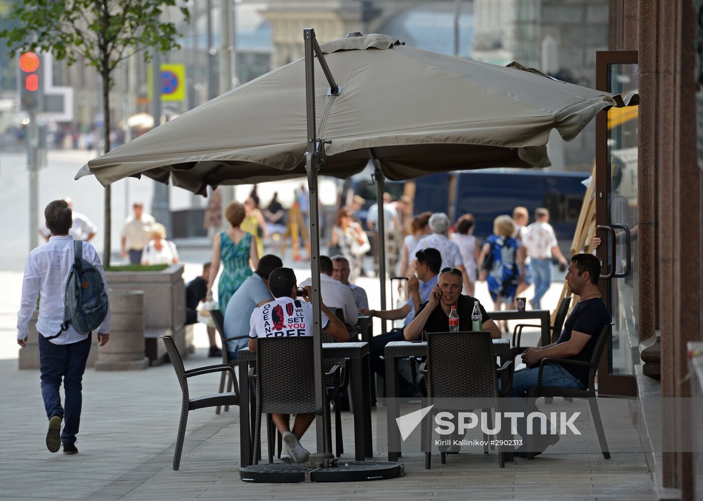 New summer patios opened on Tverskaya Street after renovation