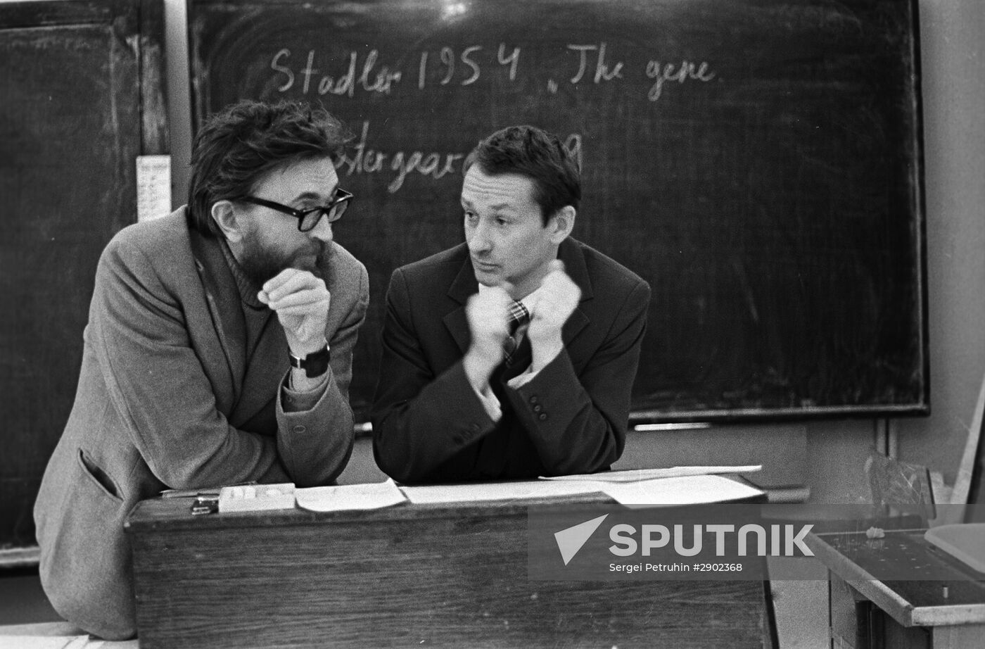 Geneticists S. Inge-Vechtomov and T. Soidla