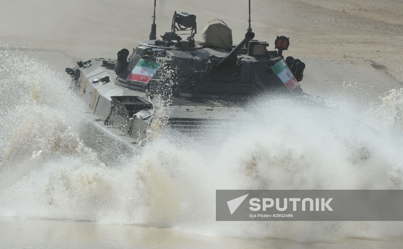 2016 Army Games. Tank Biathlon