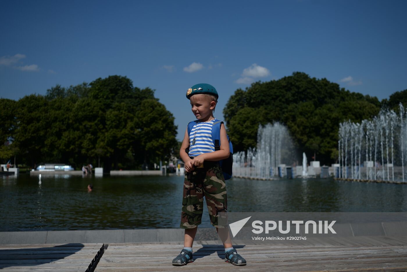 Celebration of Airborne Force Day in Moscow