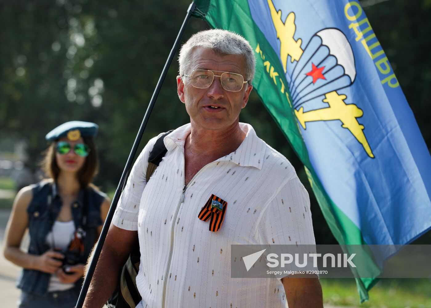 Celebrating Airborne Force Day in Russian cities