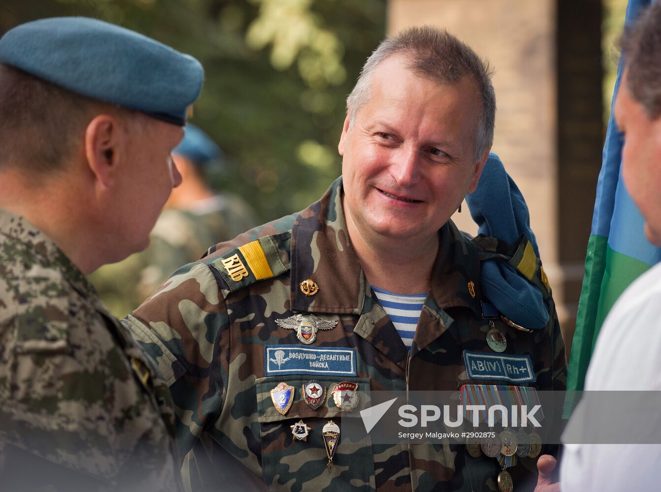 Celebrating Airborne Force Day in Russian cities