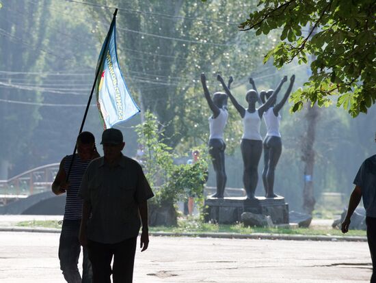 Celebrating Airborne Force Day in Russian cities