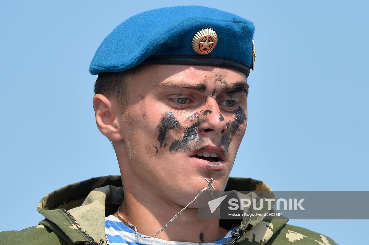 Celebrating Airborne Force Day in Russian cities