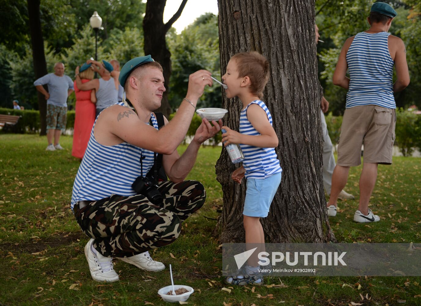 Celebrating Airborne Force Day in Moscow