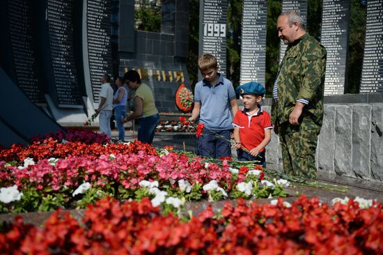 Celebrating Airborne Force Day in Russian cities