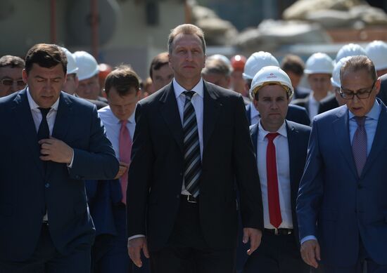 First Deputy Prime Minister Igor Shuvalov inspects FIFA World Cup facilities in Yekaterinburg