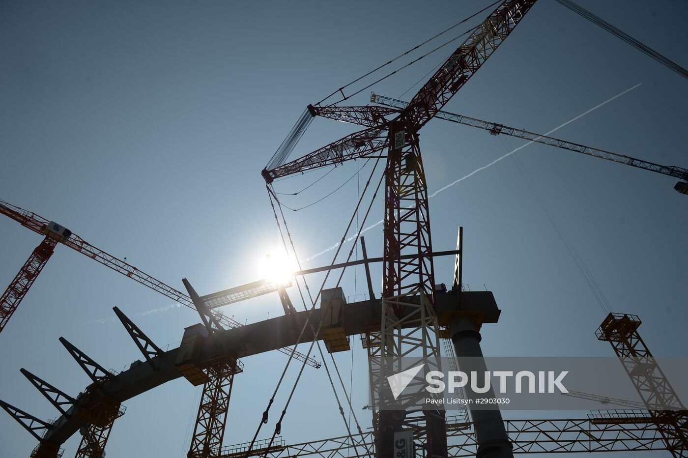 Russia's First Deputy Prime Minister Igor Shuvalov inspects 2018 FIFA World Cup facilities in Yekaterinburg