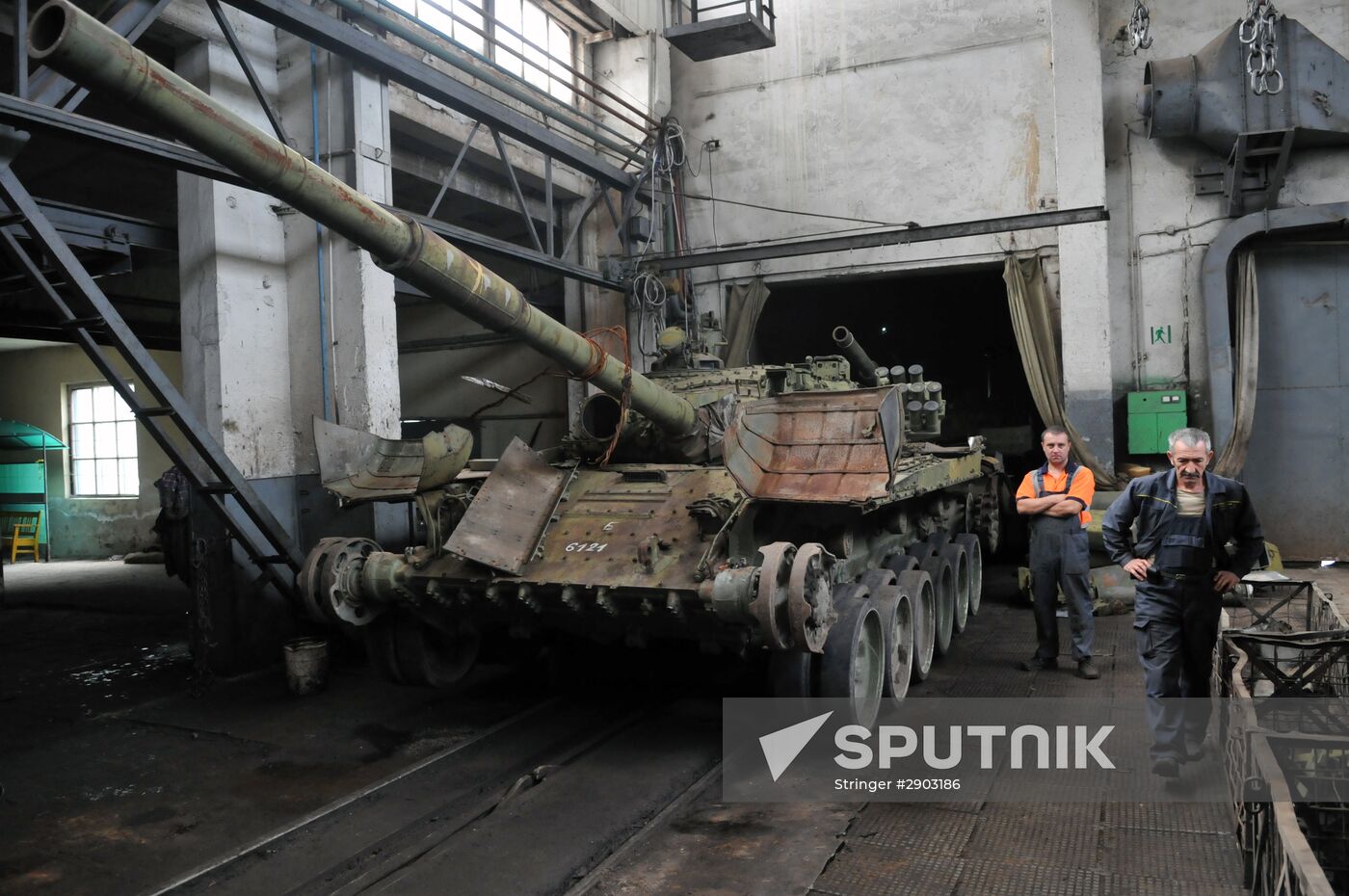 Armored vehicle plant in Lvov Region
